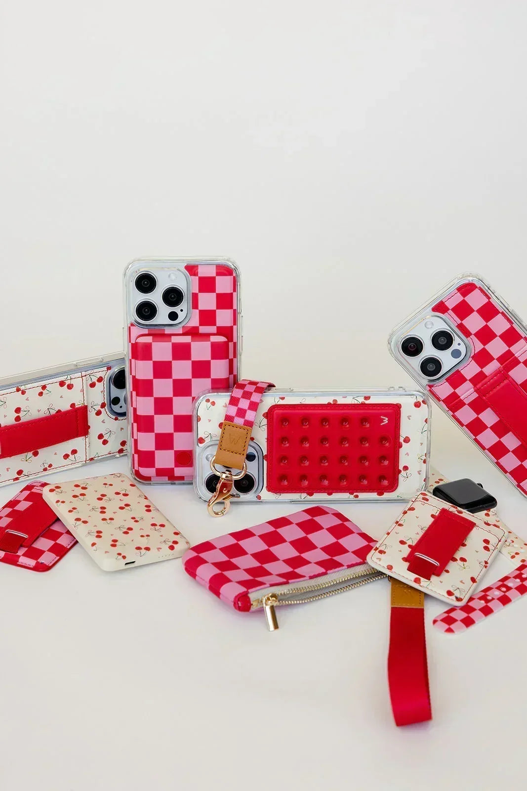 Raspberry Rush Large Zipper Pouch