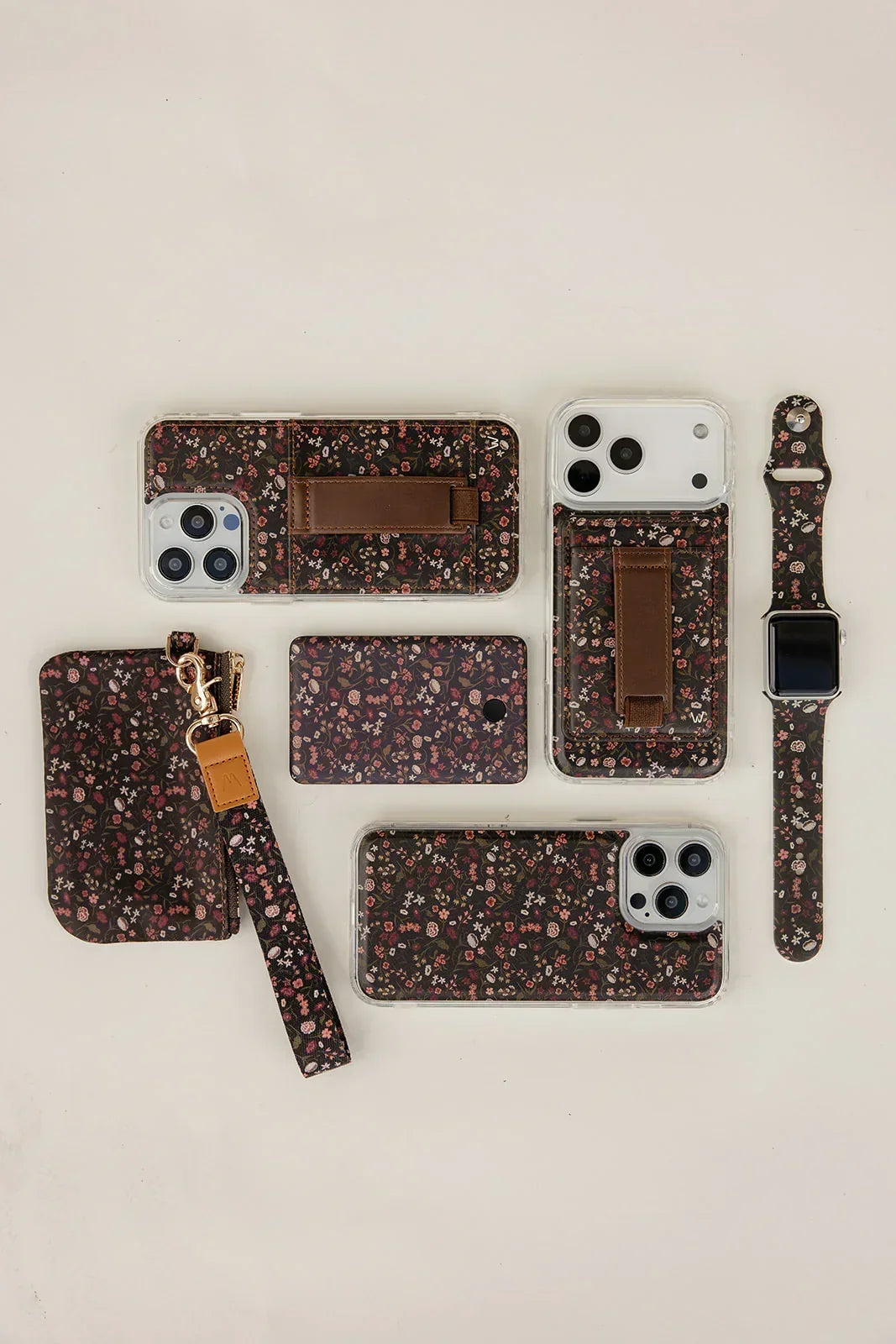 Twilight Blossom Zipper Pouch