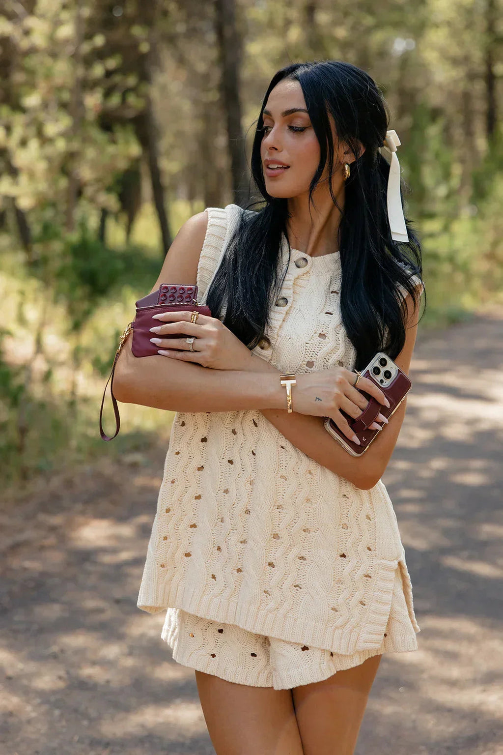 Merlot Truffle Zipper Pouch