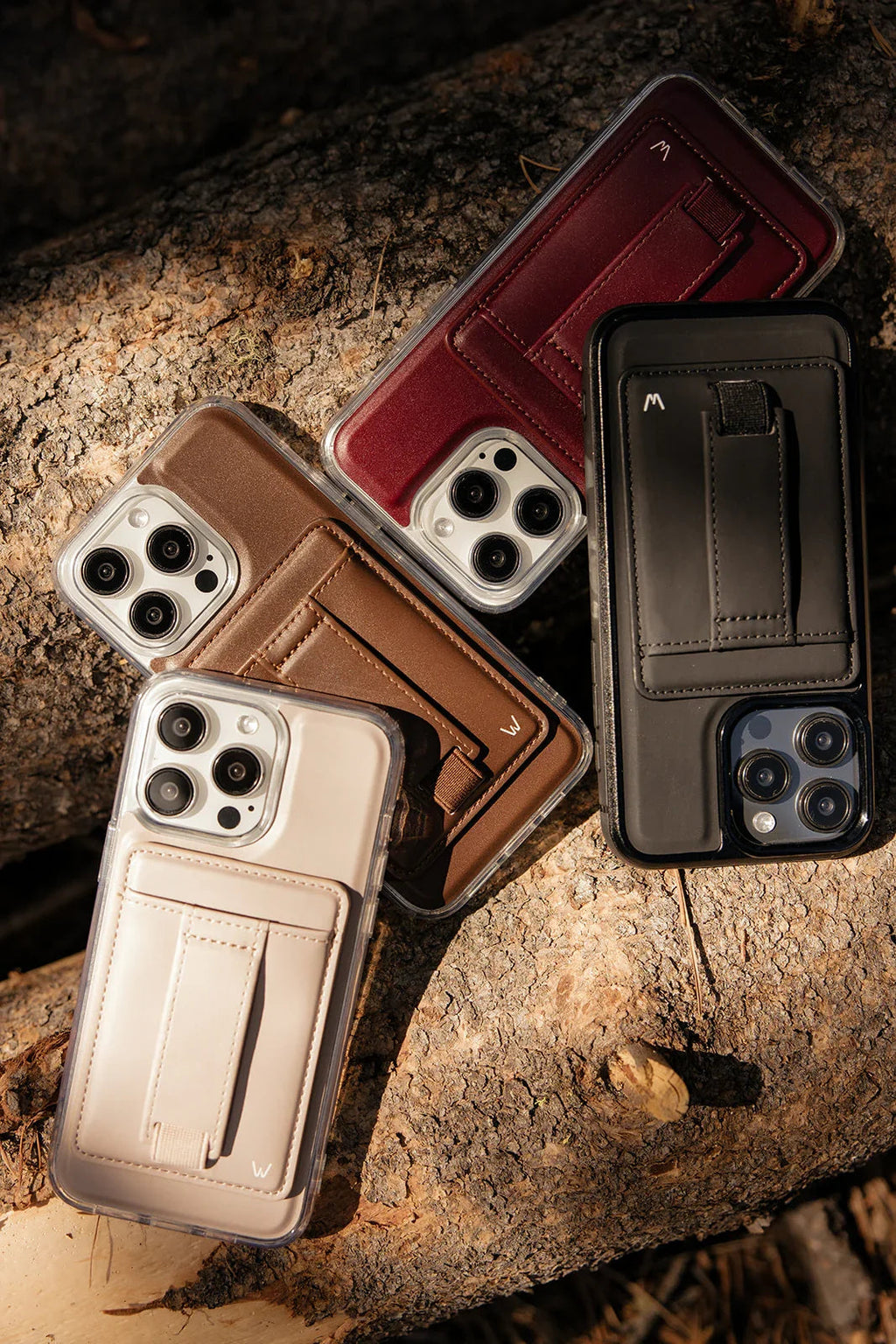 Almond Cream Magnetic Wallet