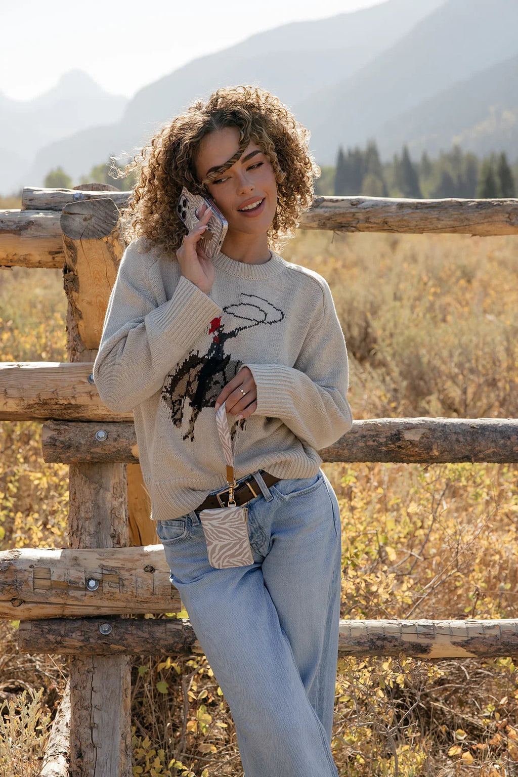 Safari Stripes Zipper Pouch