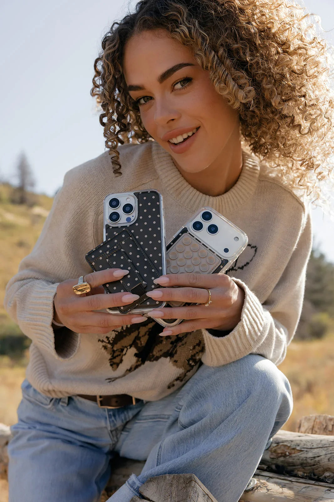 Cocoa Dot Magnetic Wallet