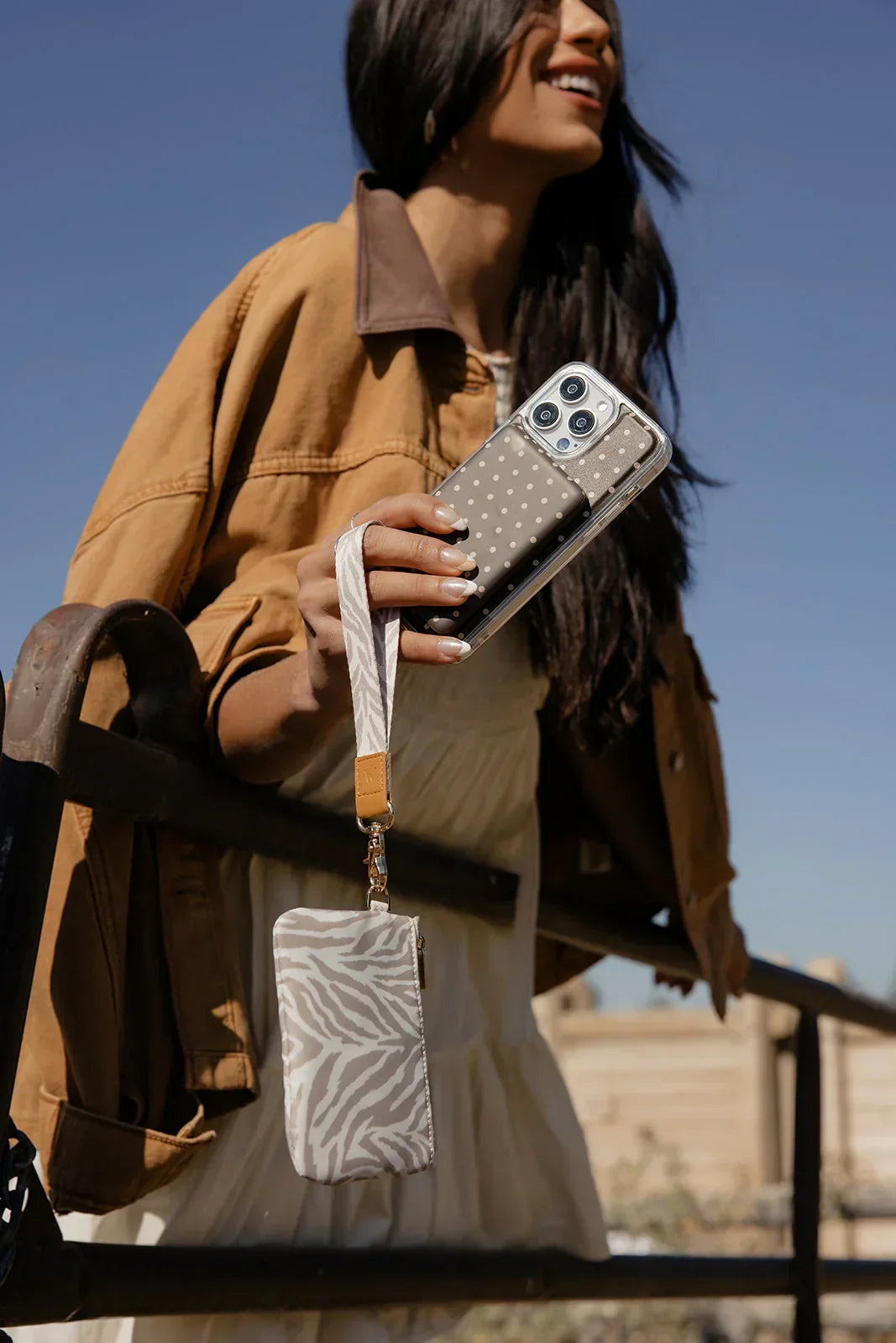 Safari Stripes Wrist Lanyard