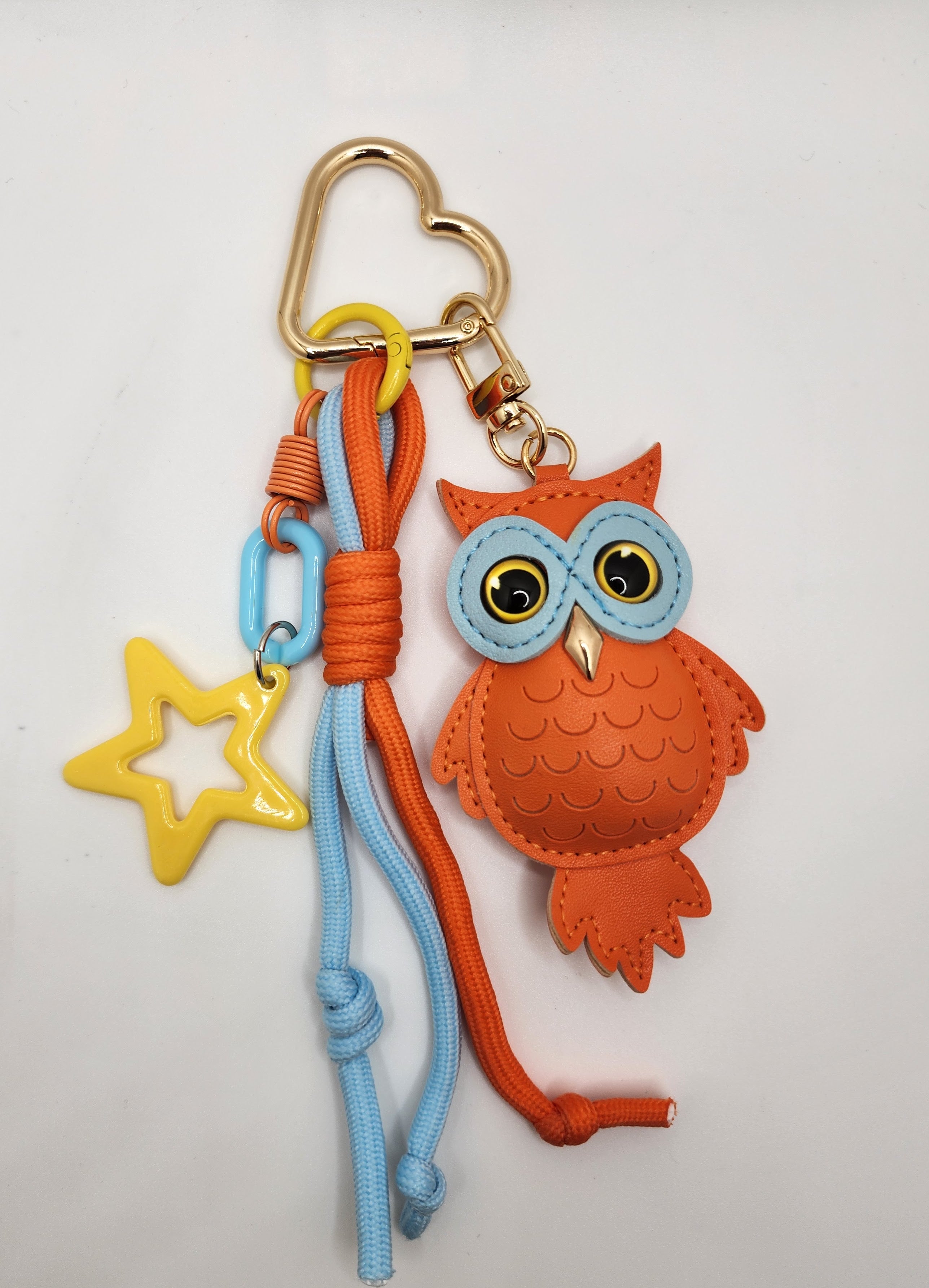 Wise & Whimsical Owl Keychain Charm