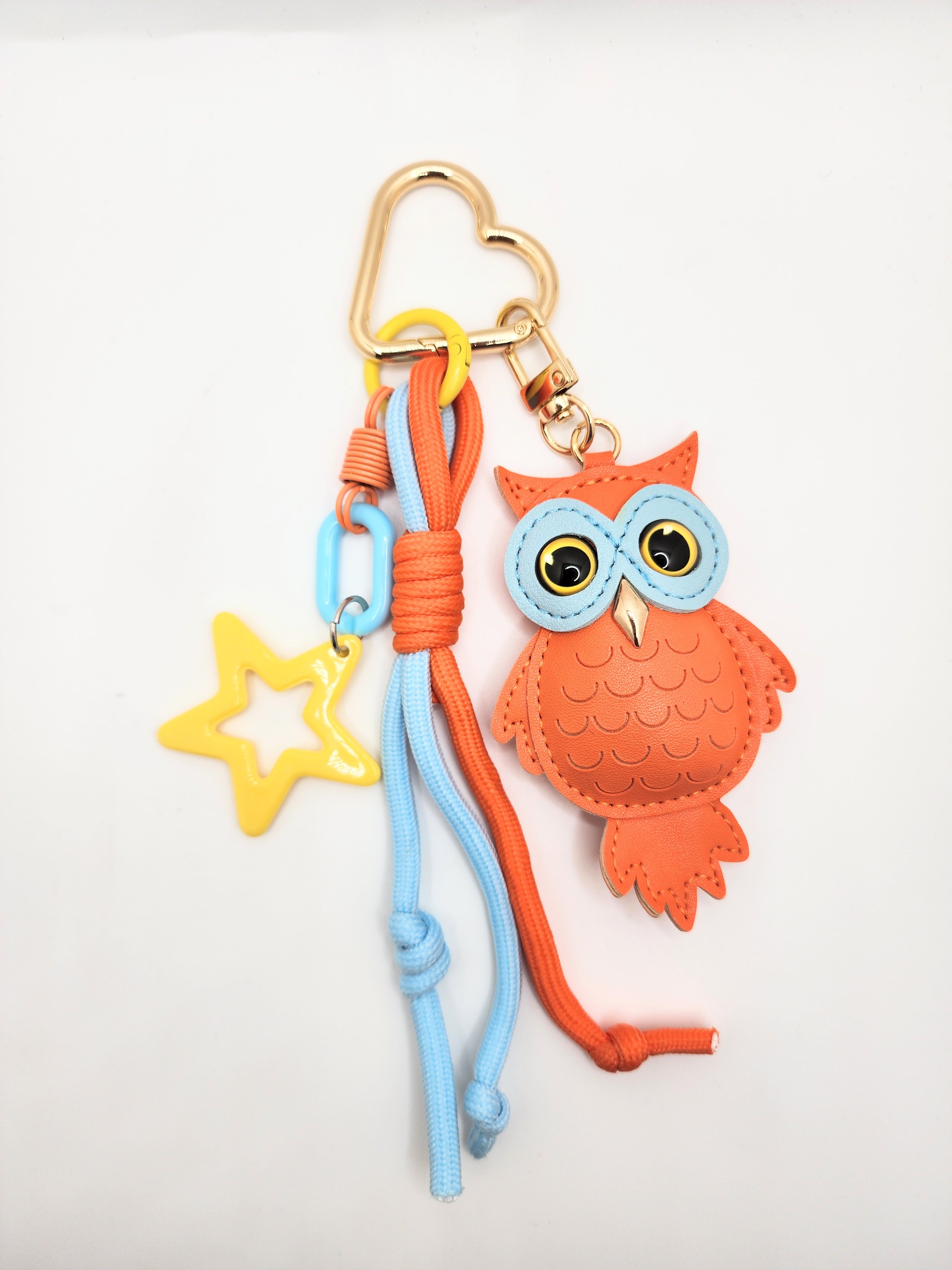 Wise & Whimsical Owl Keychain Charm