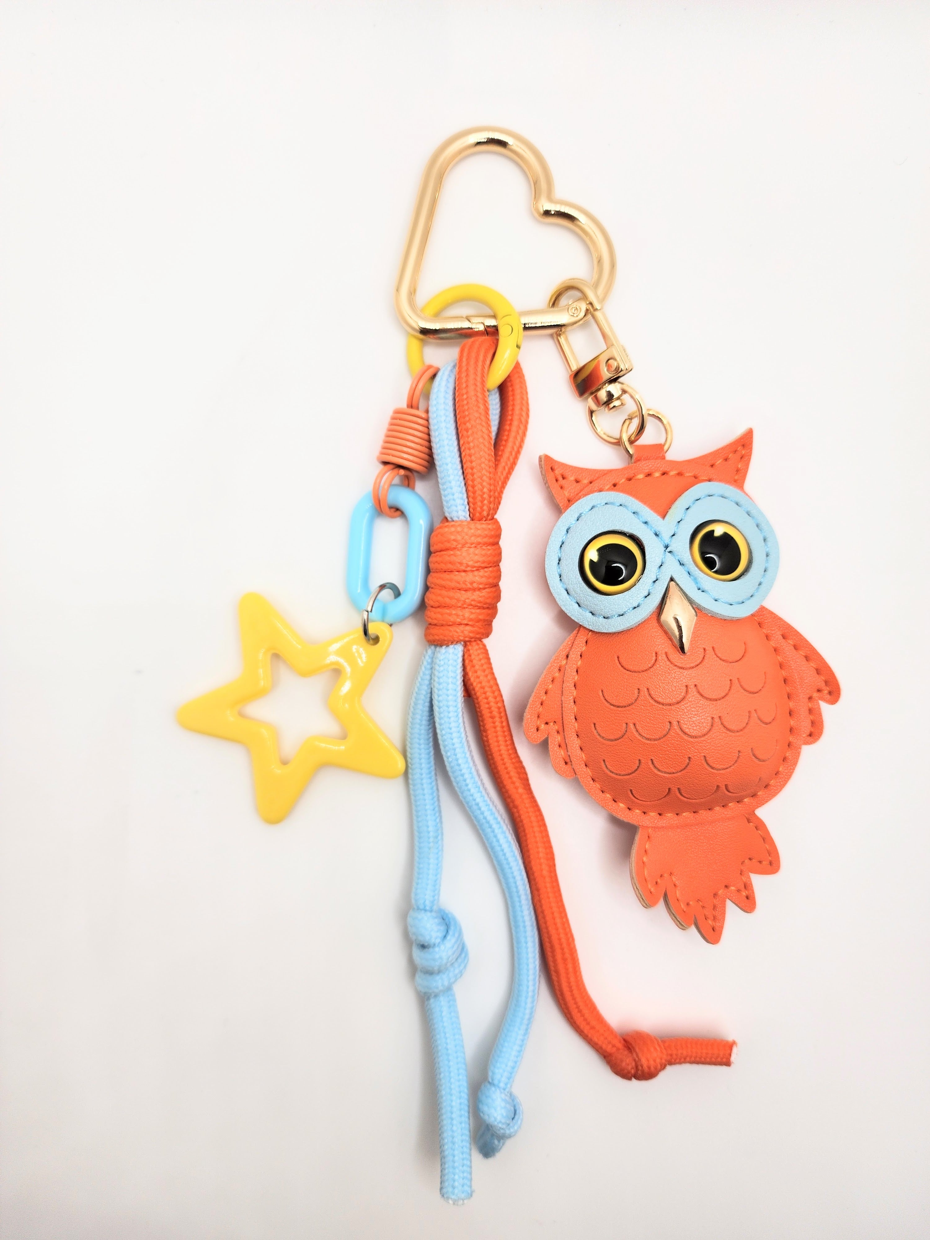 Wise & Whimsical Owl Keychain Charm