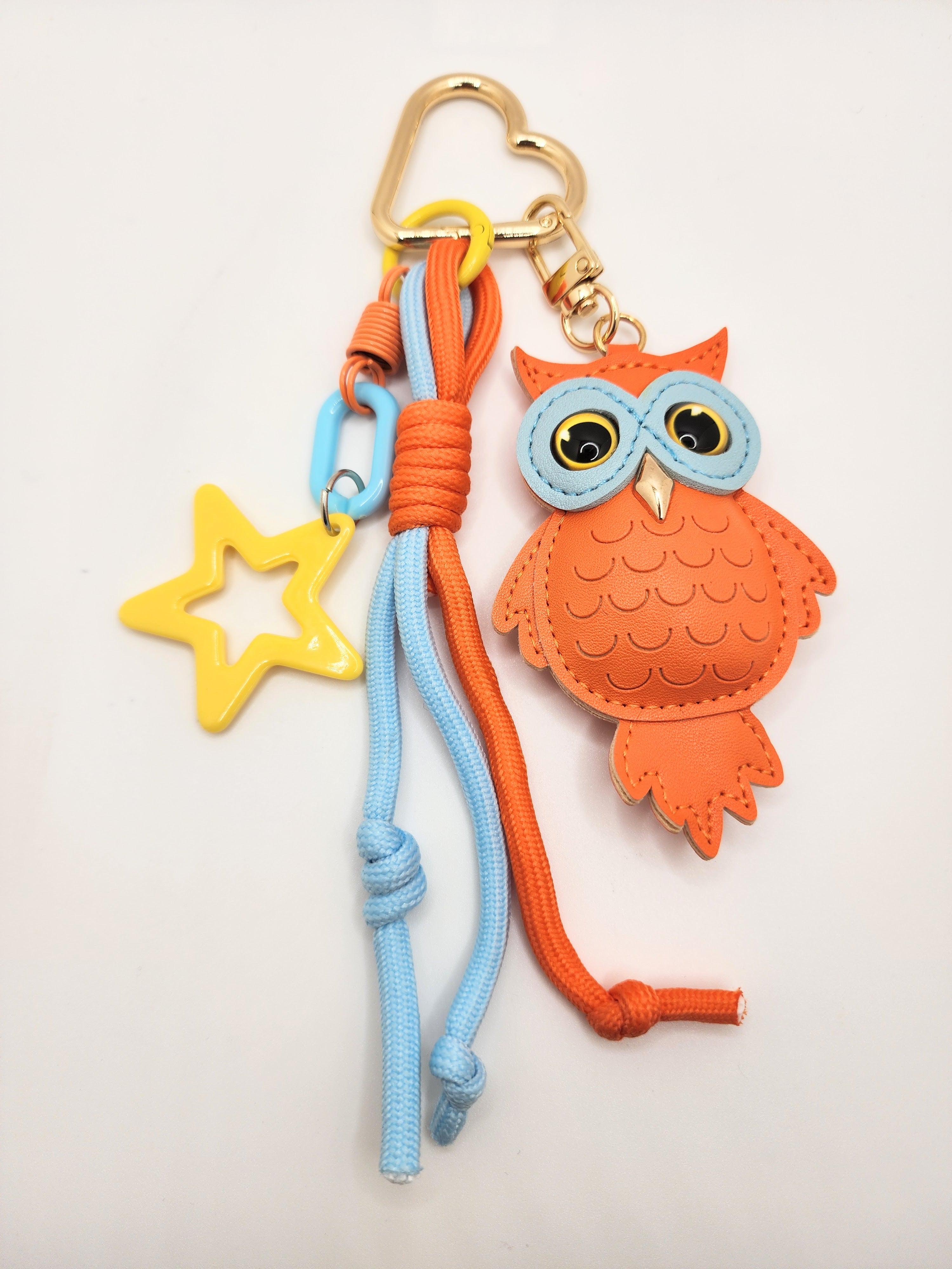 Wise & Whimsical Owl Keychain Charm