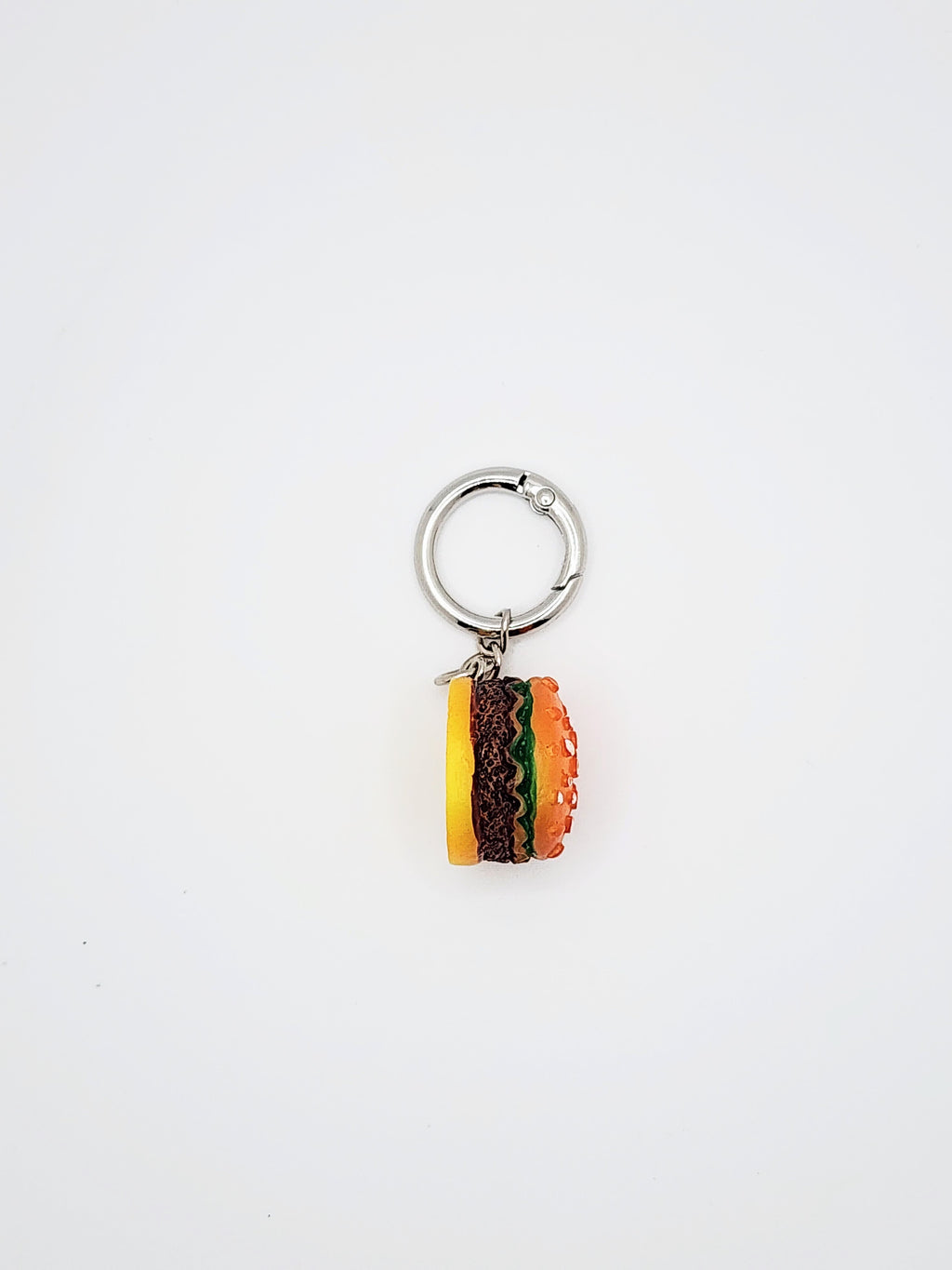 Hold the Mayo! Realistic Burger Zipper Pull & Keychain