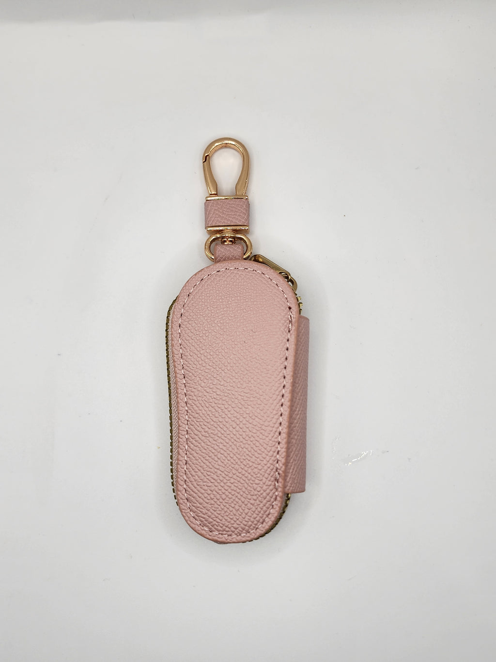 Premium Pebbled Leather Key Fob Pouch - Multi Colors