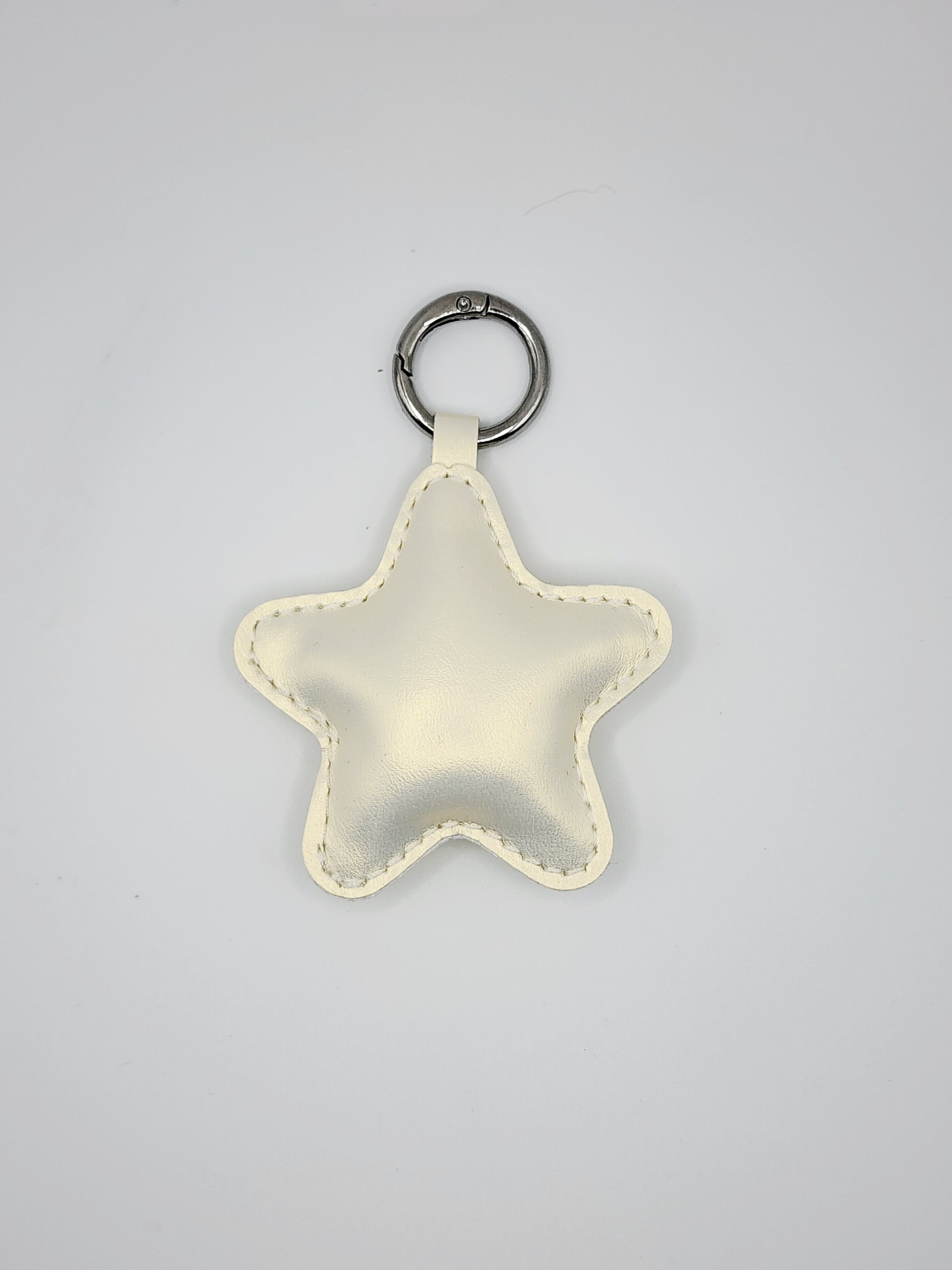 Midnight Leather Star Charm