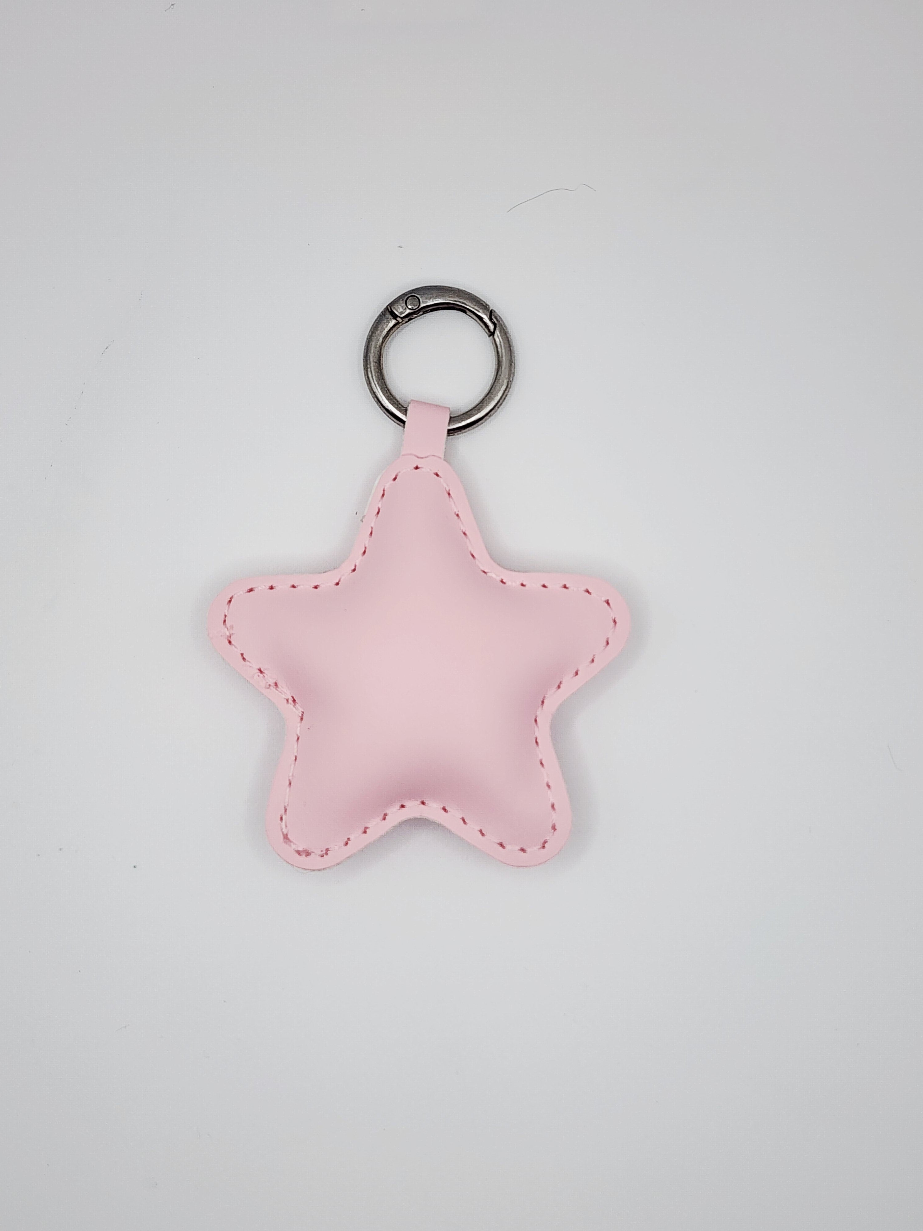 Midnight Leather Star Charm