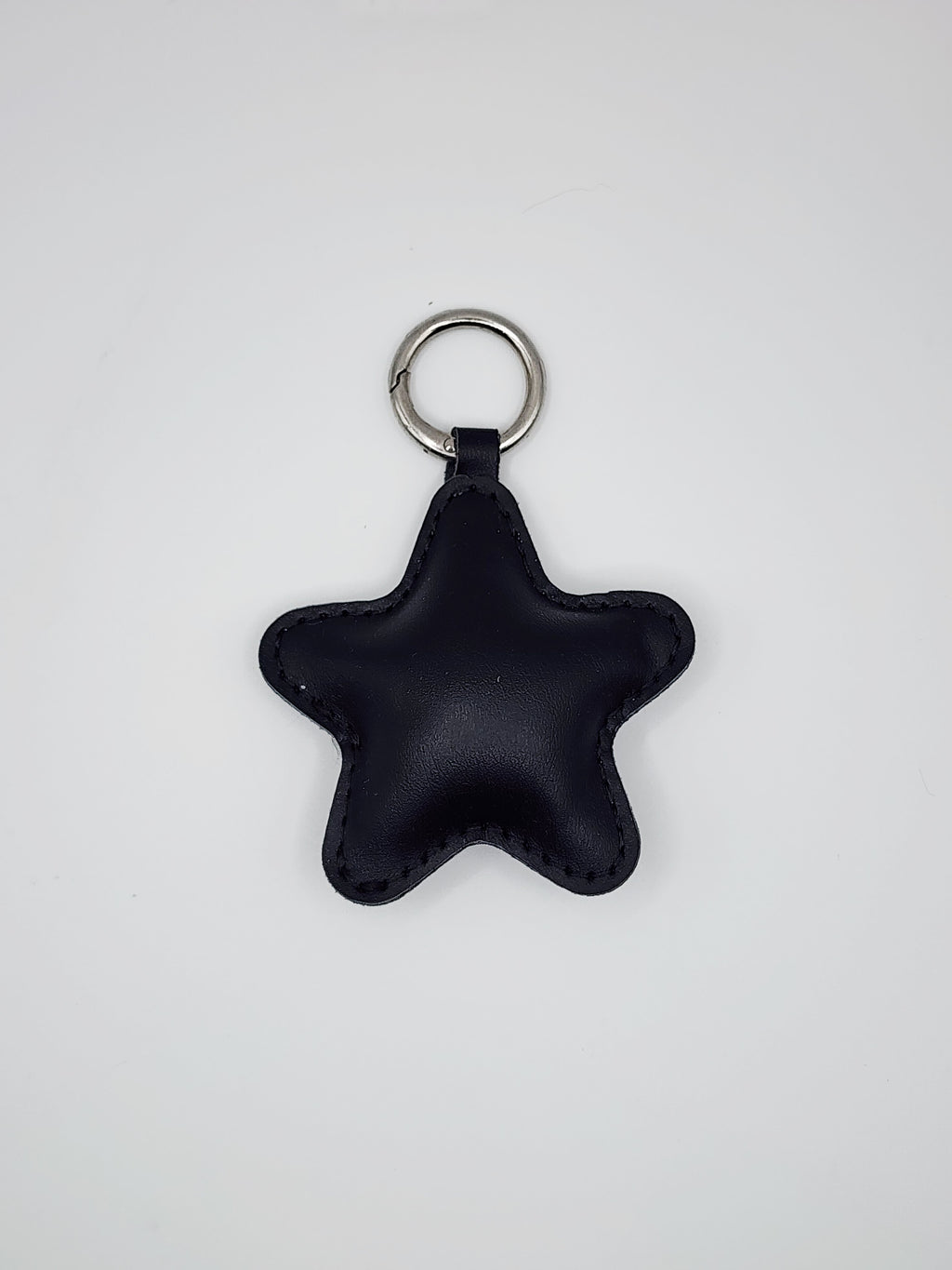 Midnight Leather Star Charm