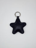 Midnight Leather Star Charm