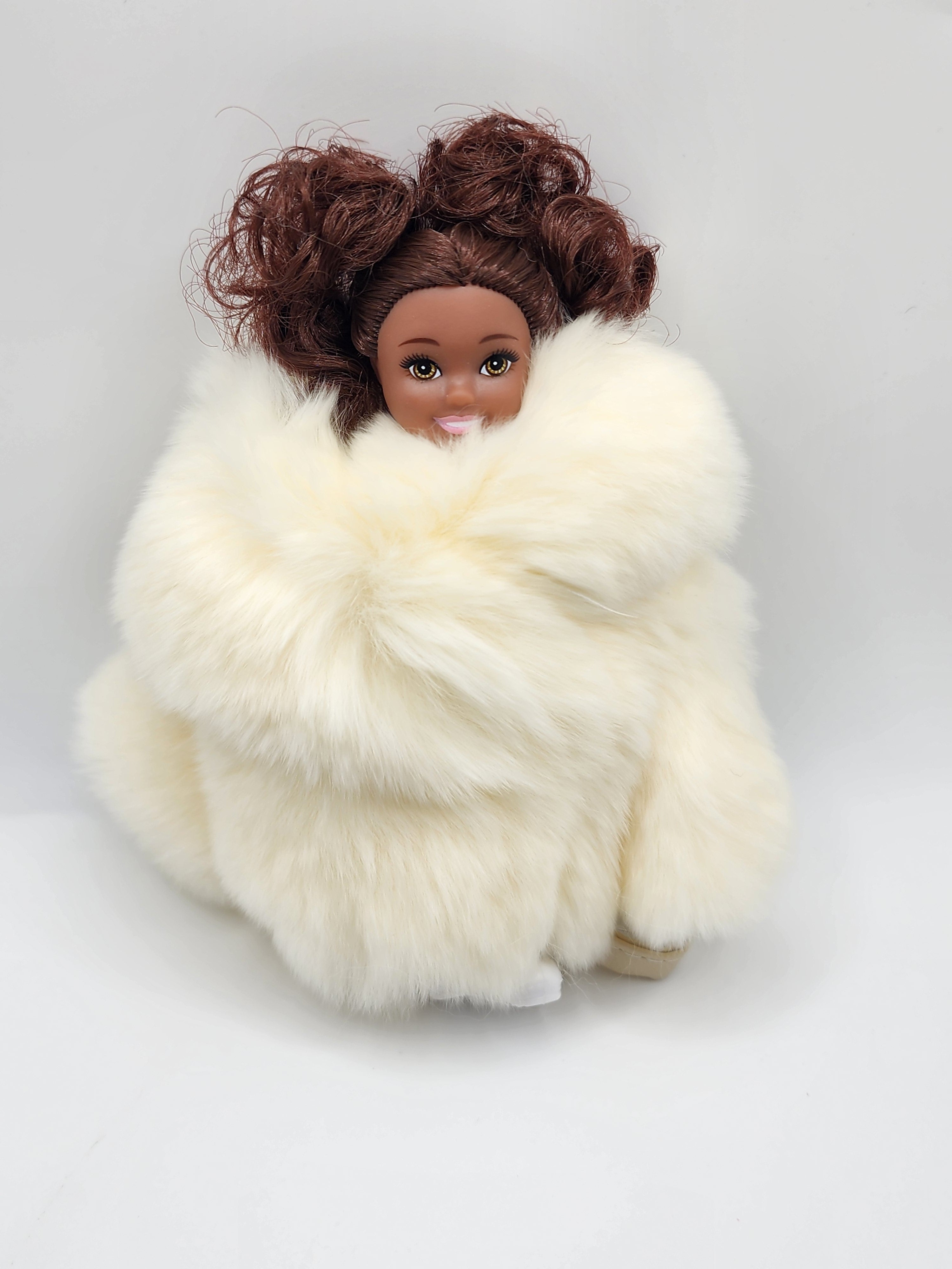 Kelli Dolls: Luxury Collectible Doll Bag Charm - Ermine