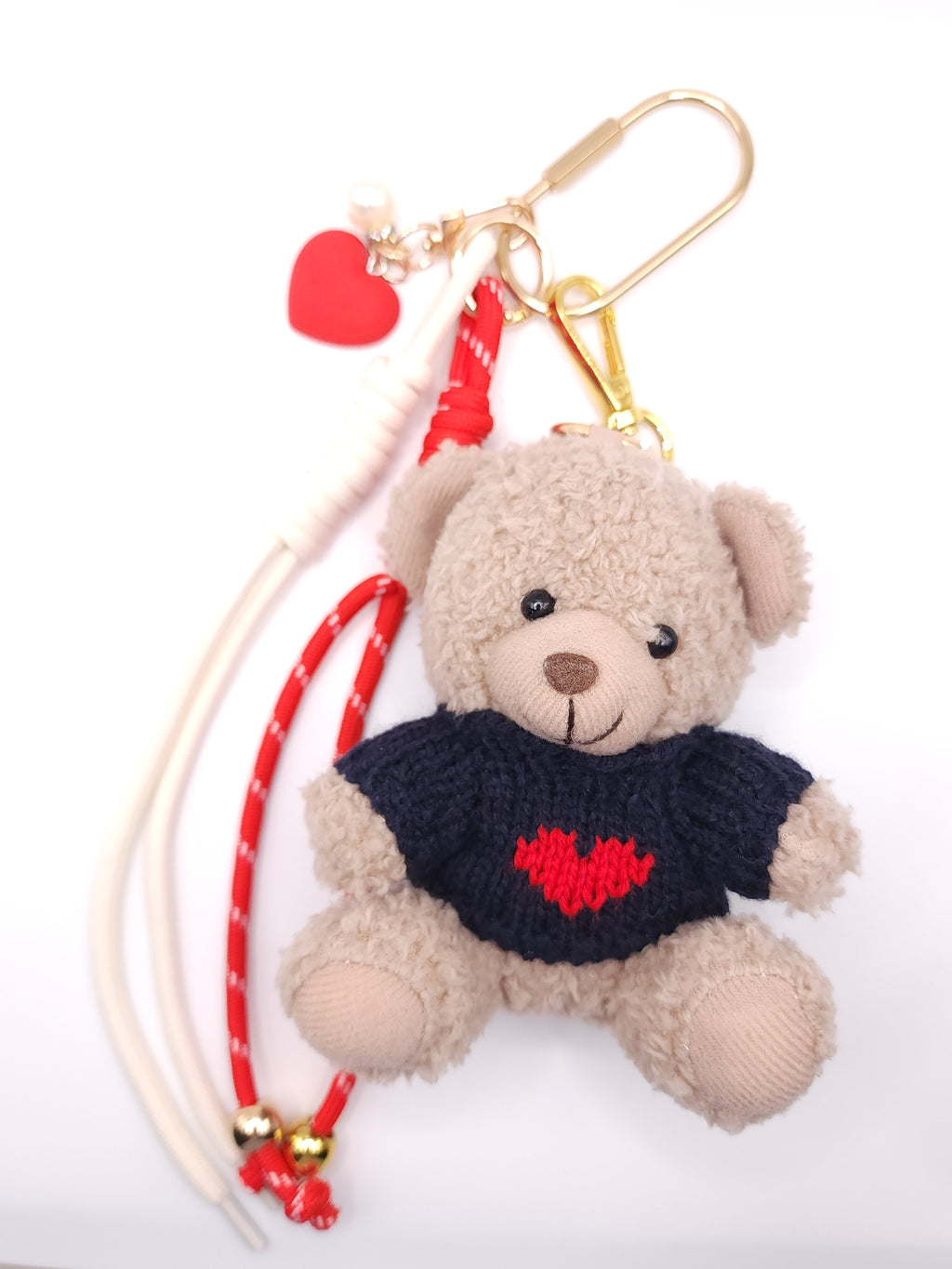 Love Bear Plush Bag Charm Stack