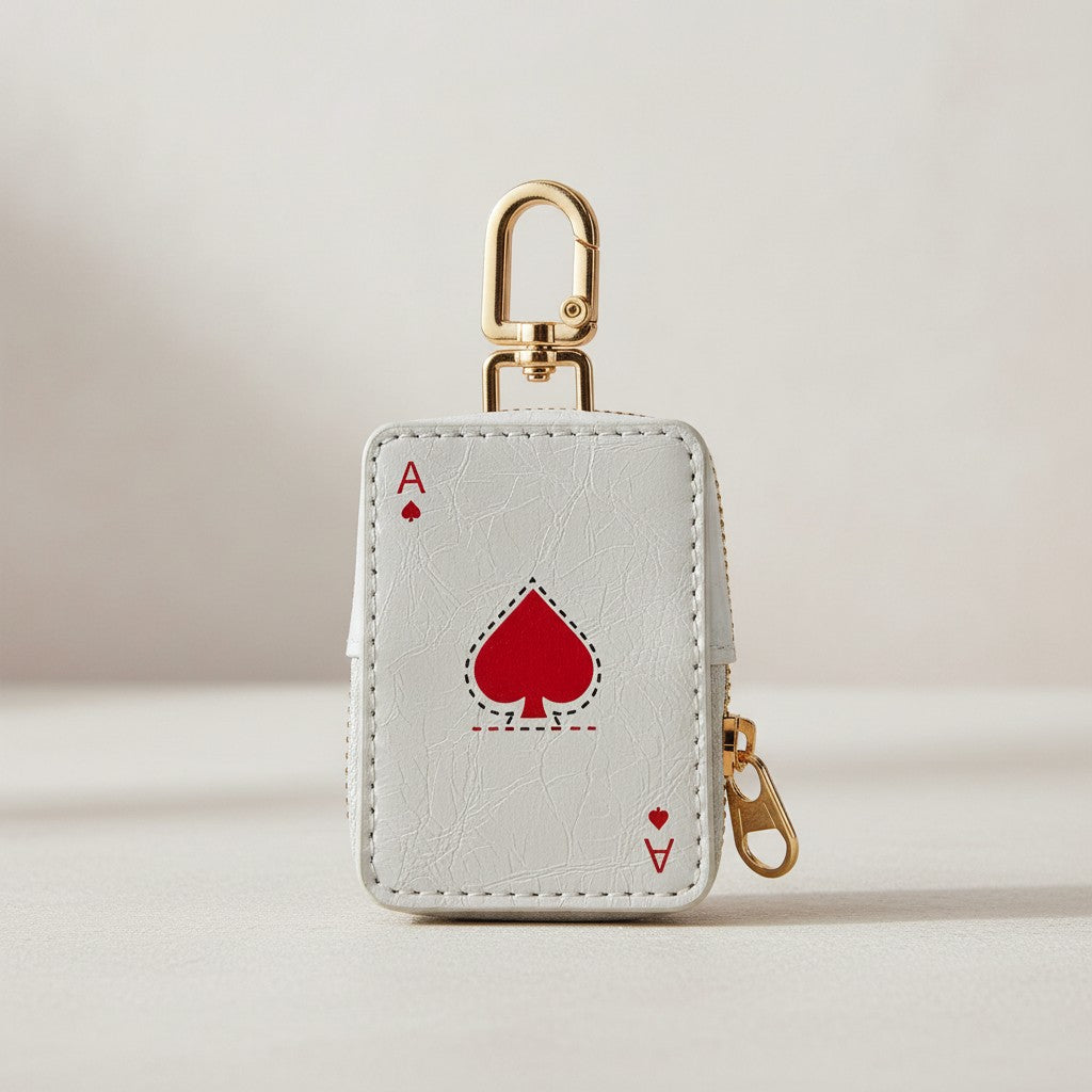The Wildcard Pouch: Ace Card AirTag Holder /Coin Purse