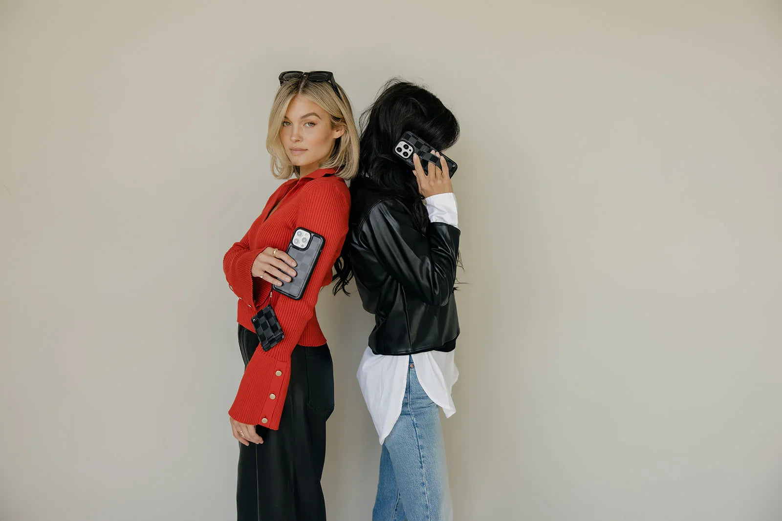 Midnight Check Magnetic Case and Wallet