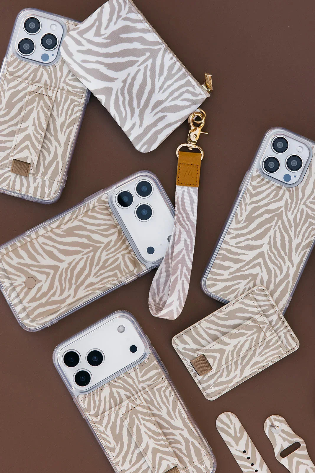 Safari Stripes Zipper Pouch