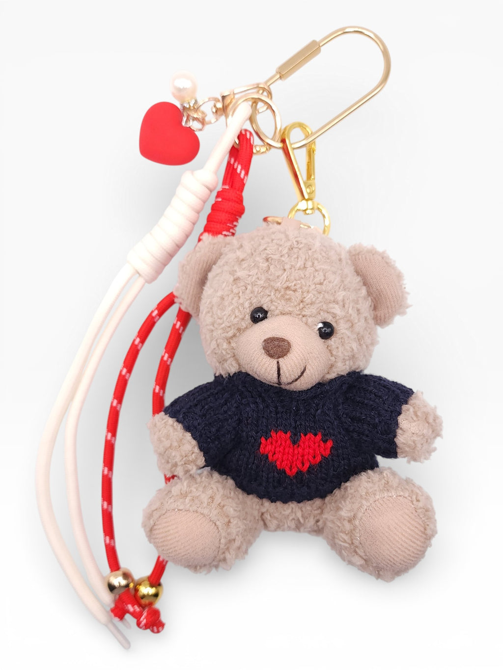 Love Bear Plush Bag Charm Stack