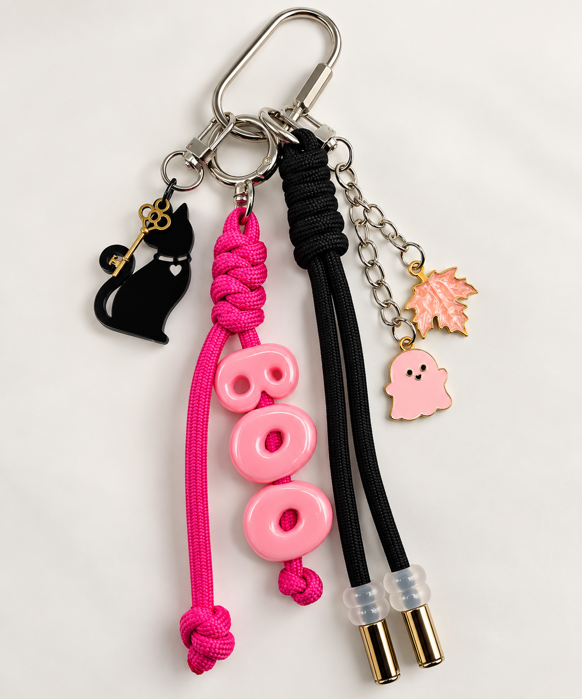 Midnight Manor Key Bag Charm Stack