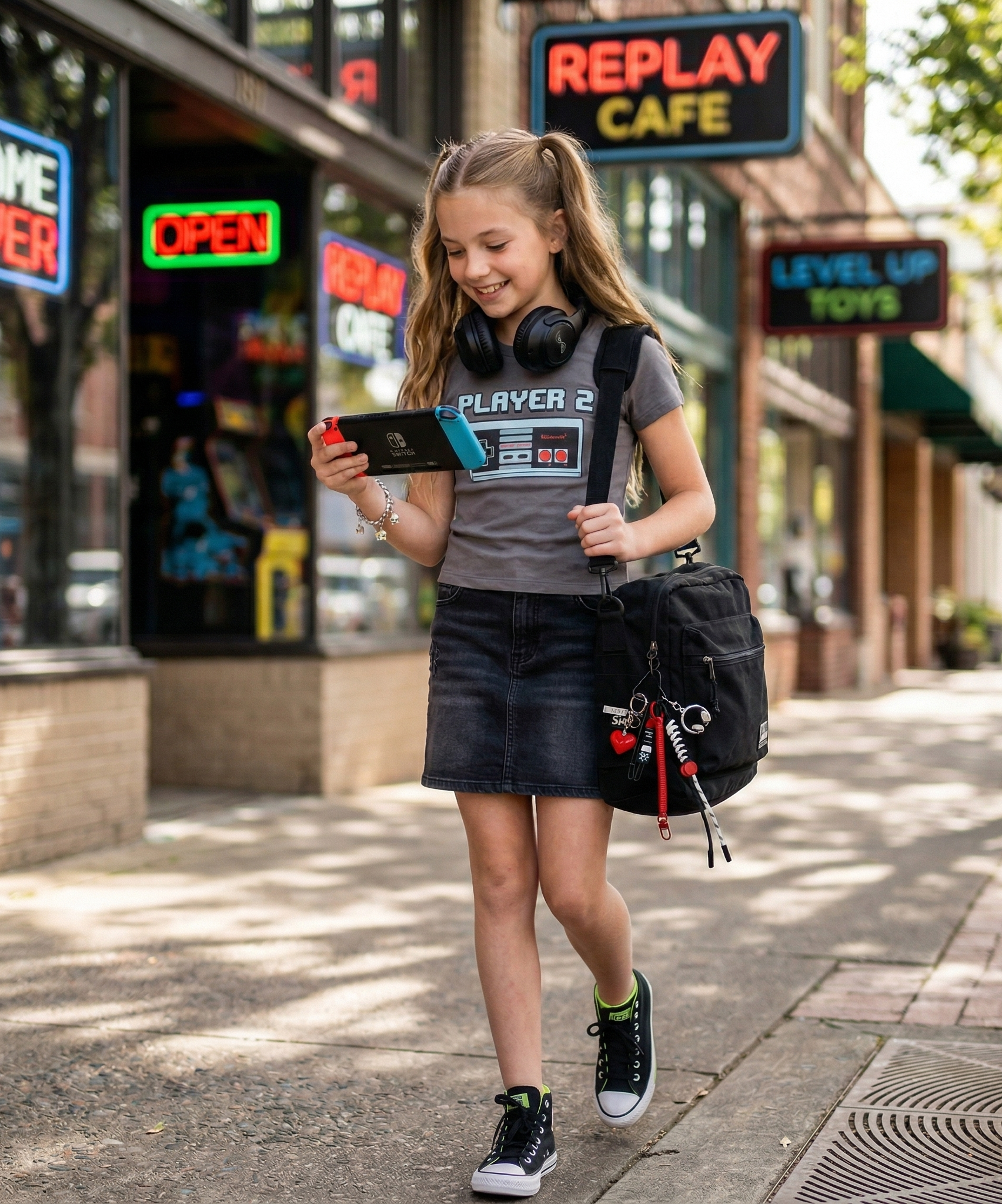 Red Heart Safety Pin Charm