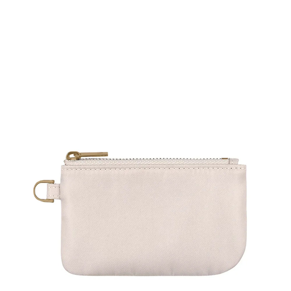 Cream Small Zipper Pouch