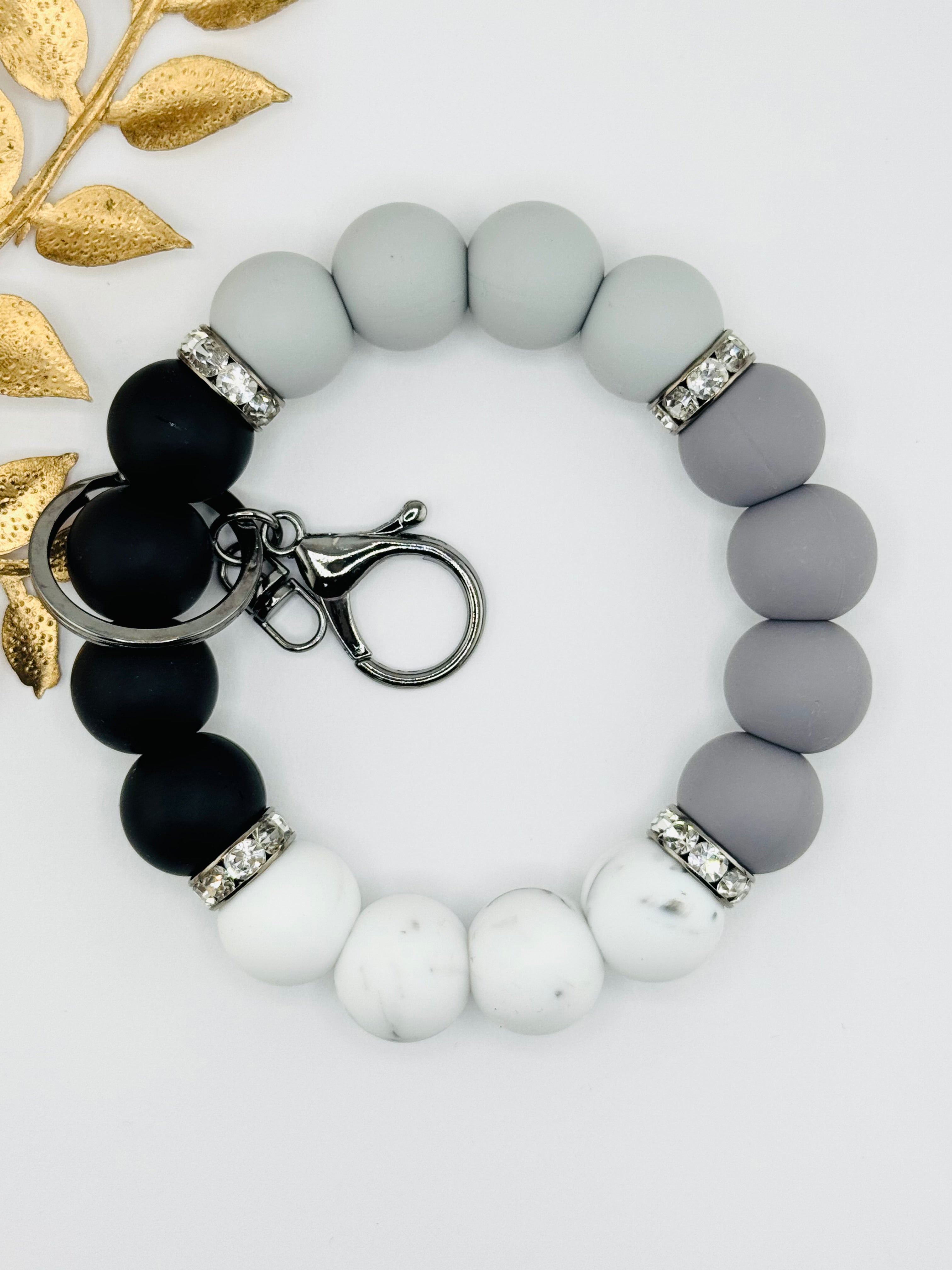 Black Tie Glamour Wristlet - Grand Size