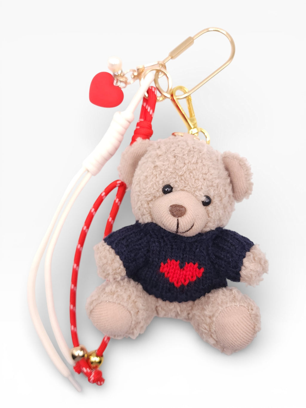 Love Bear Plush Bag Charm Stack