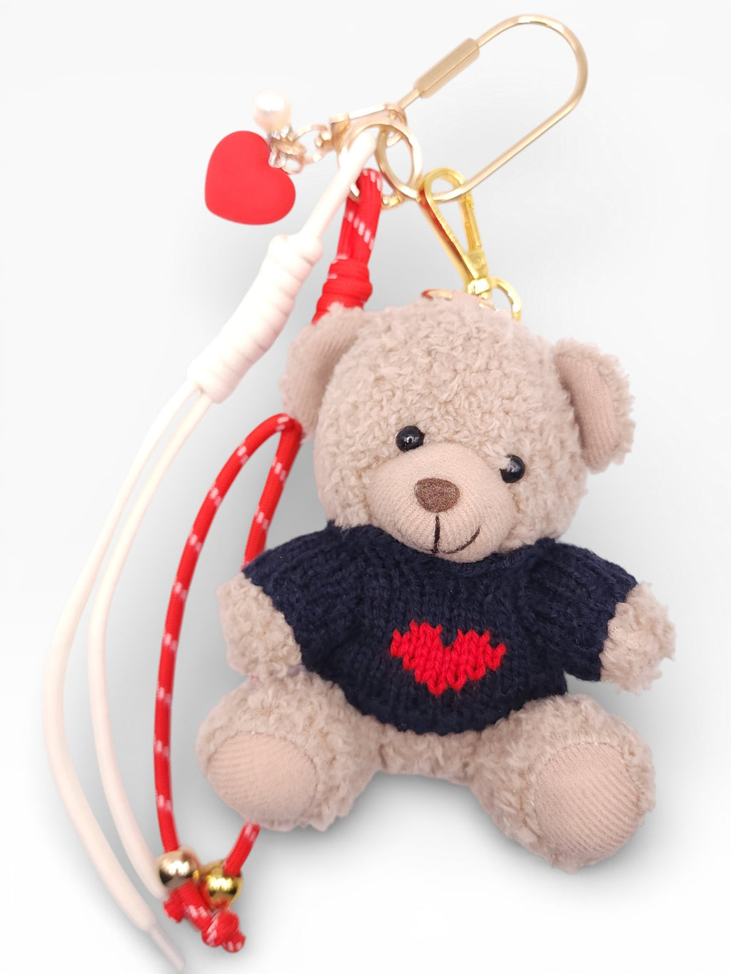 Love Bear Plush Bag Charm Stack