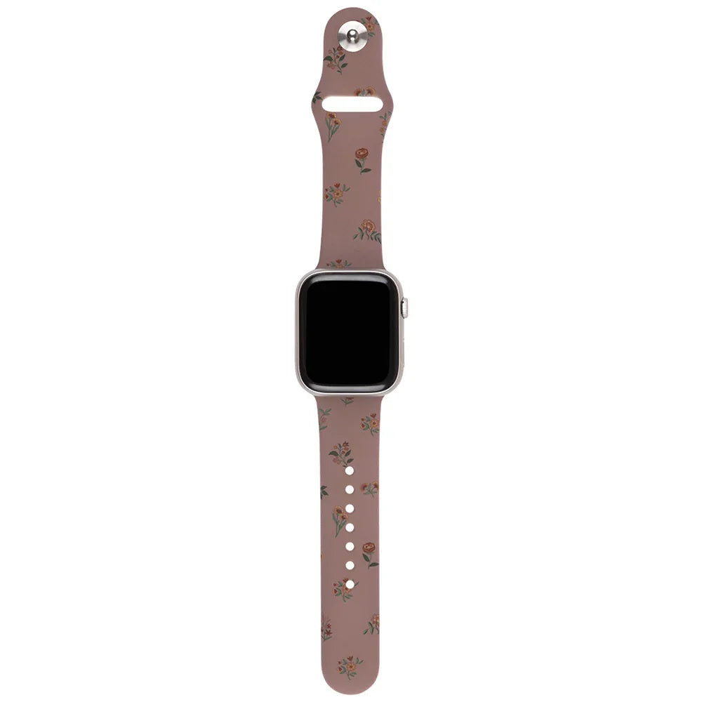 Mauve Meadow Watch Band
