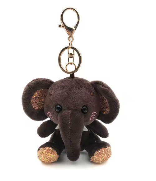 CoCo the Elephant Plush Keychain Charm