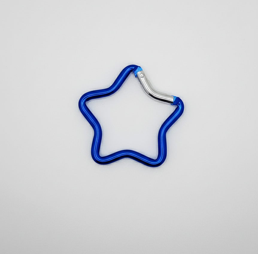 Shaped Carabiners (Hearts & Stars)
