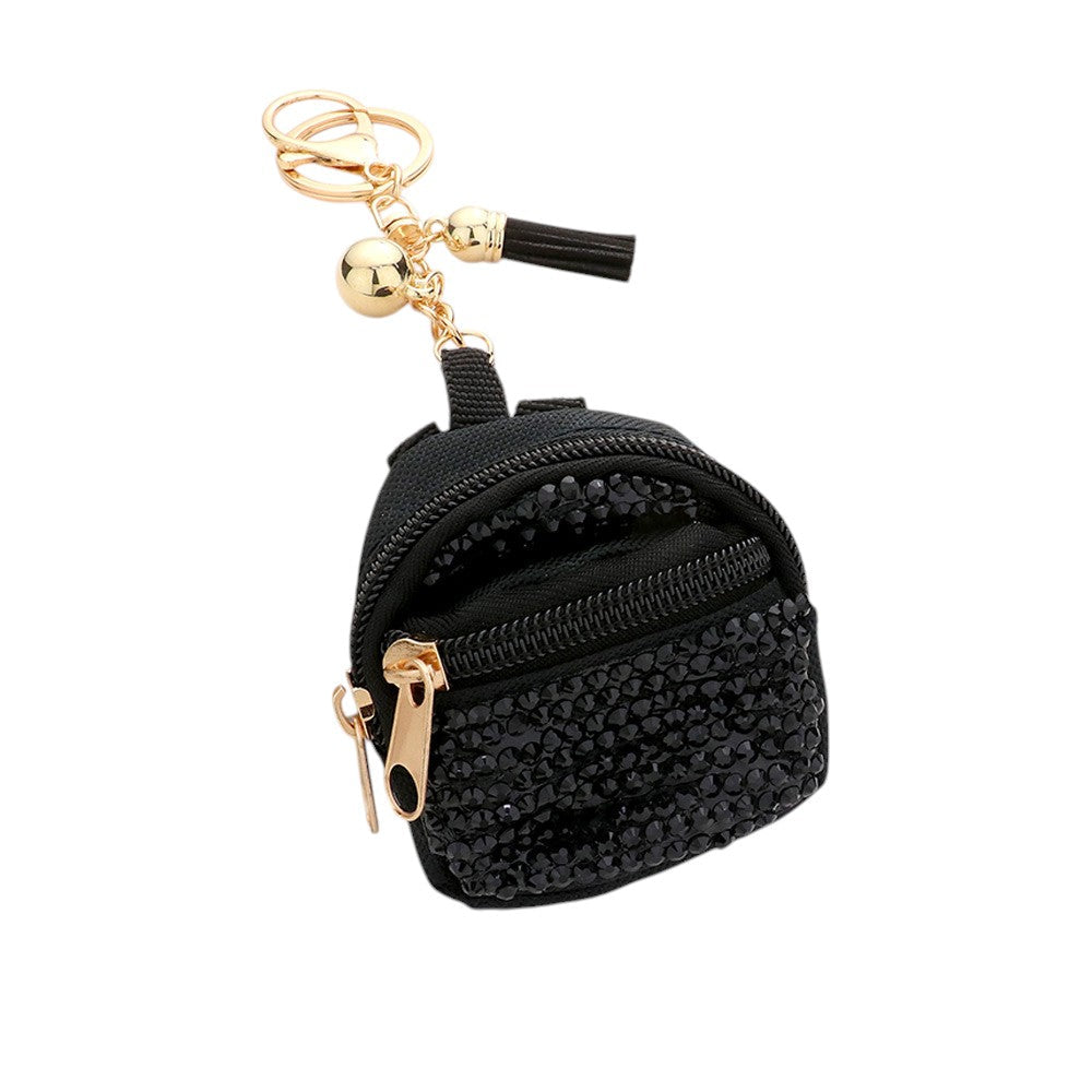 Studded Backpack Bag Tassel Bag Charm – Sweetwater Charms & Co