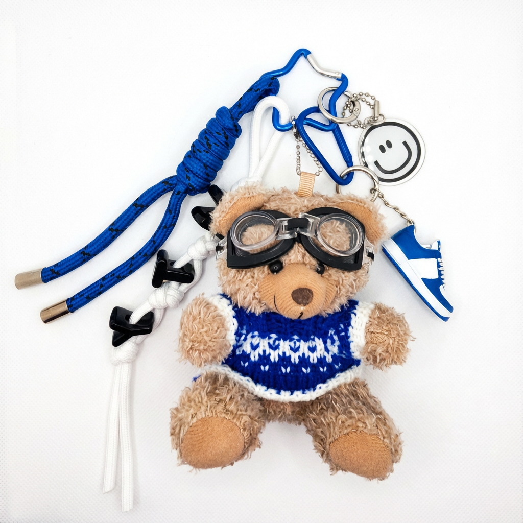 Varsity Teddy Bag Charm Bundle