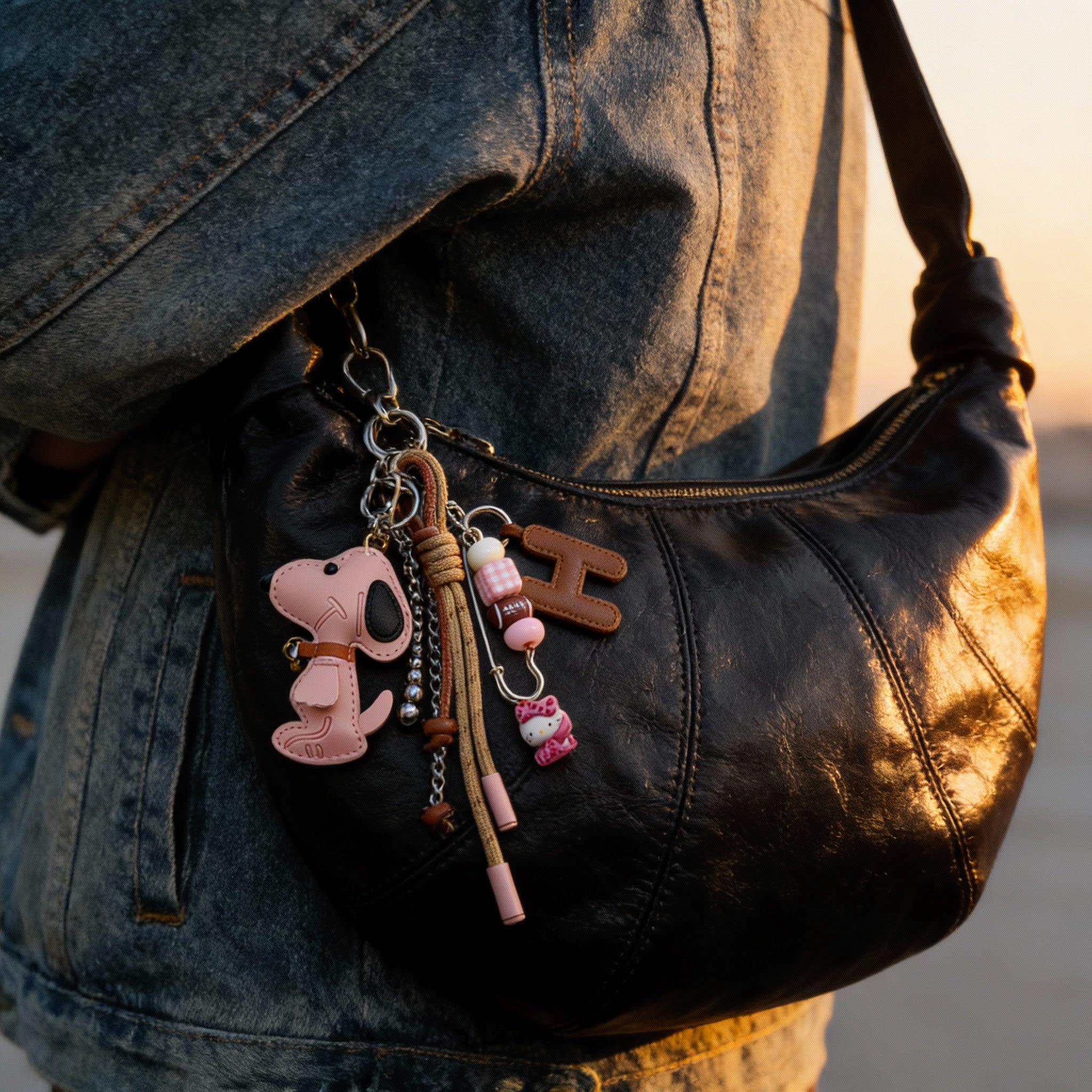 The "Pink Sport" Curated Bag Charm