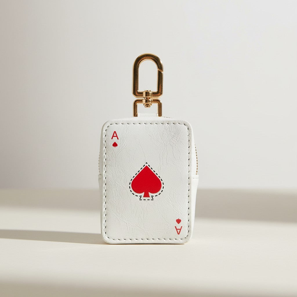 The Wildcard Pouch: Ace Card AirTag Holder /Coin Purse
