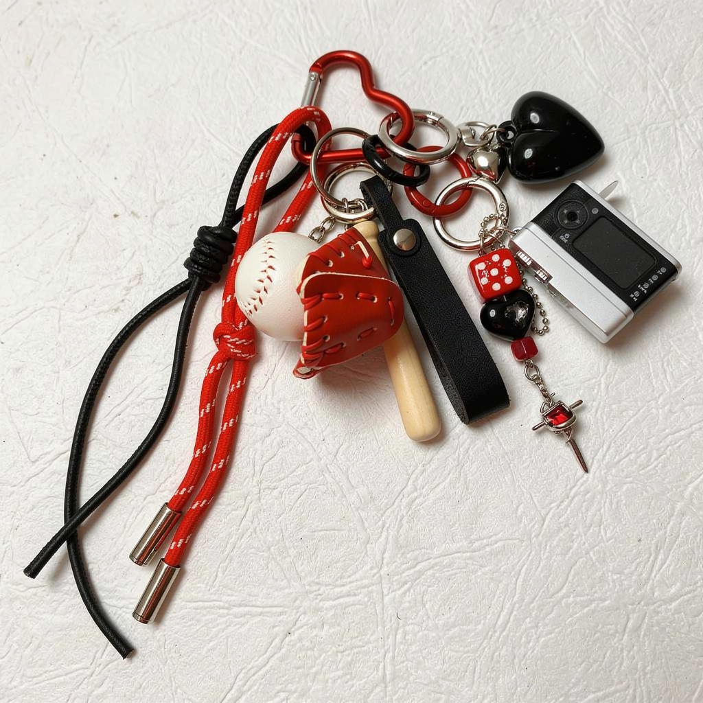 Eclectic Vibe Keychain / Bag Charm