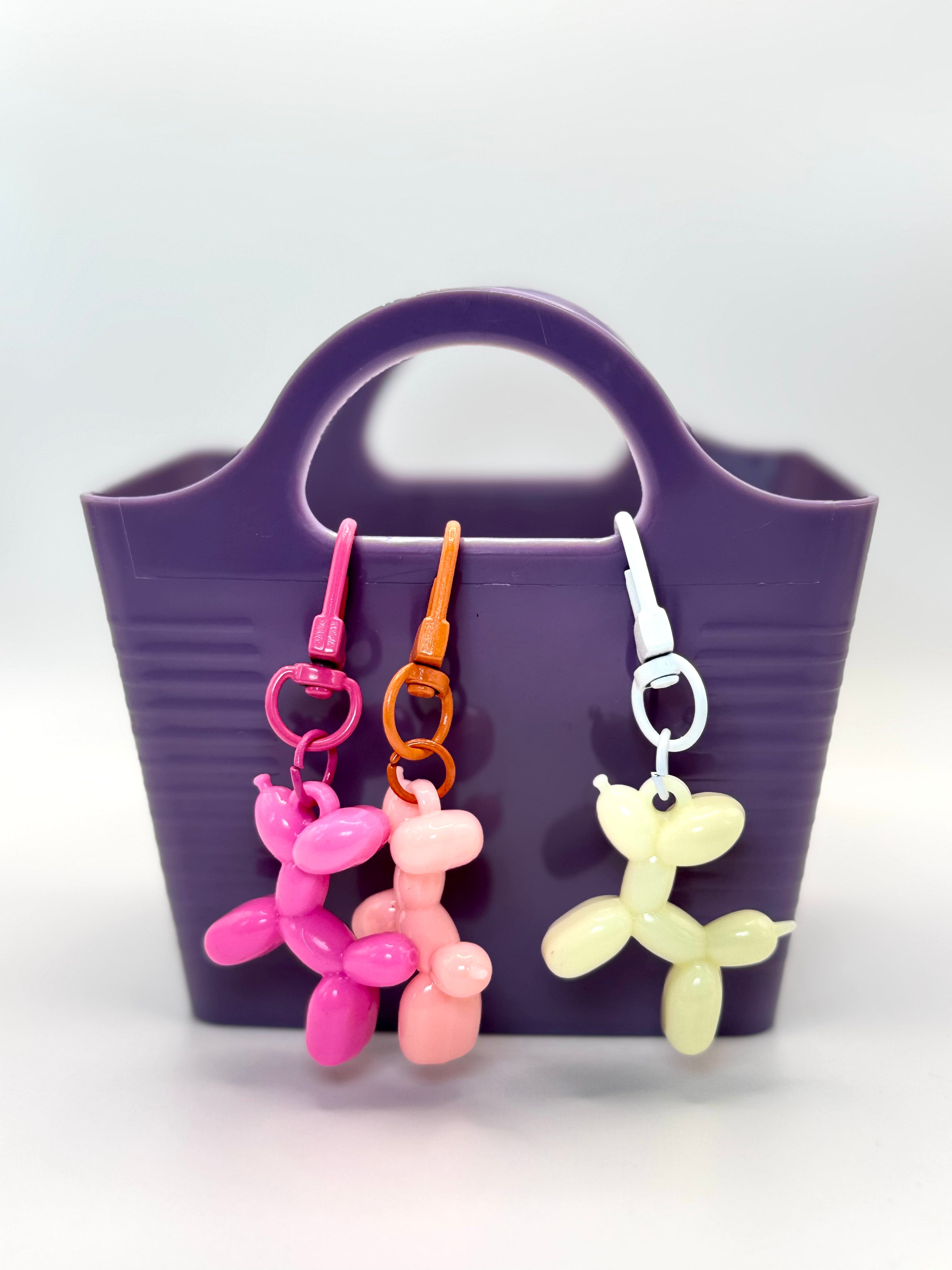 Balloon Dog Keychain and Bag Charm