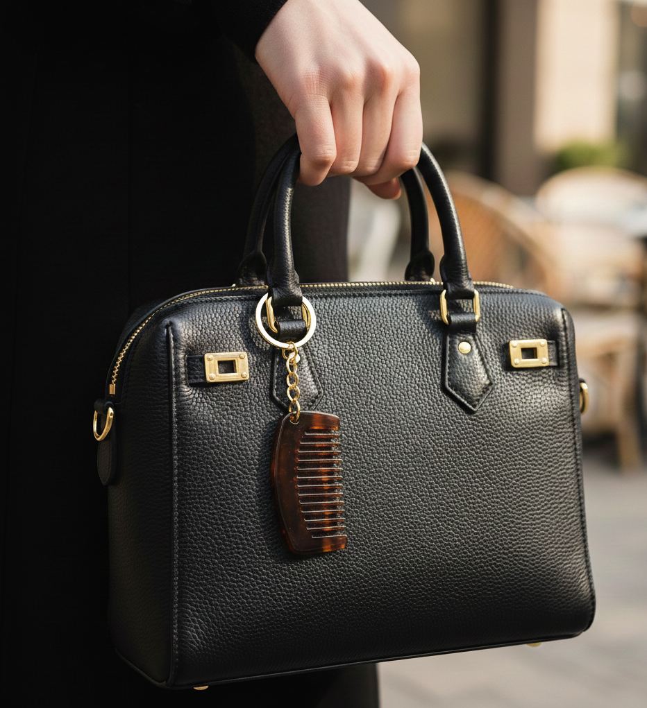 Mini Keychain Hair Comb