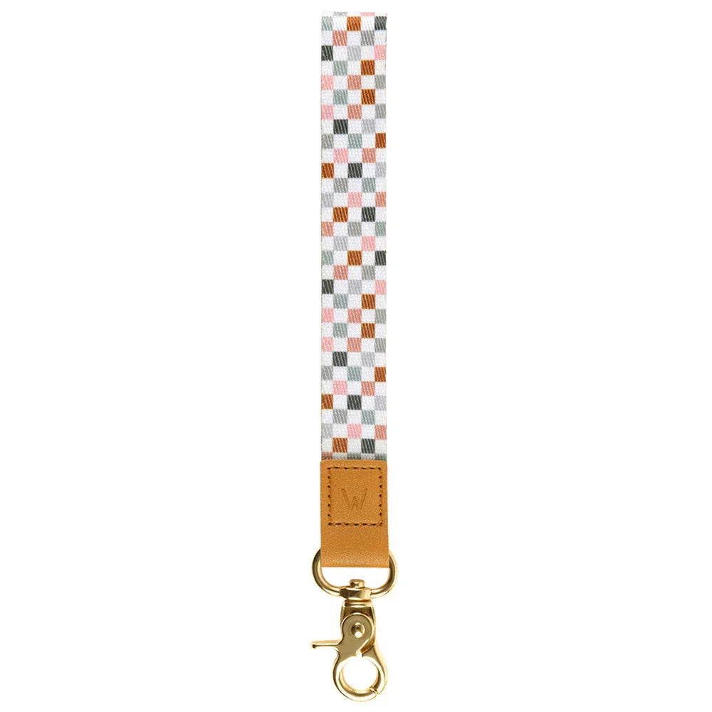 Coastal Check Wrist Lanyard