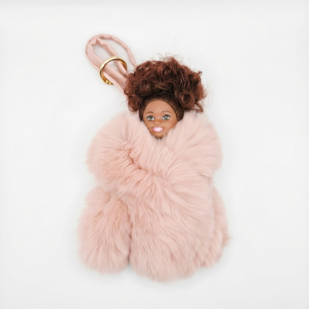 Kelli Dolls: Luxury Collectible Doll Bag Charm - Blush