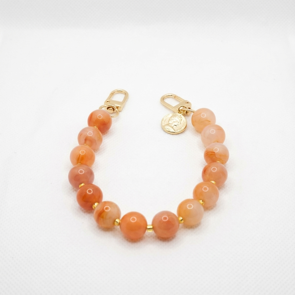 Vivian Luxe Wristlet: Custom Phone & Bag Chain Multi Colors