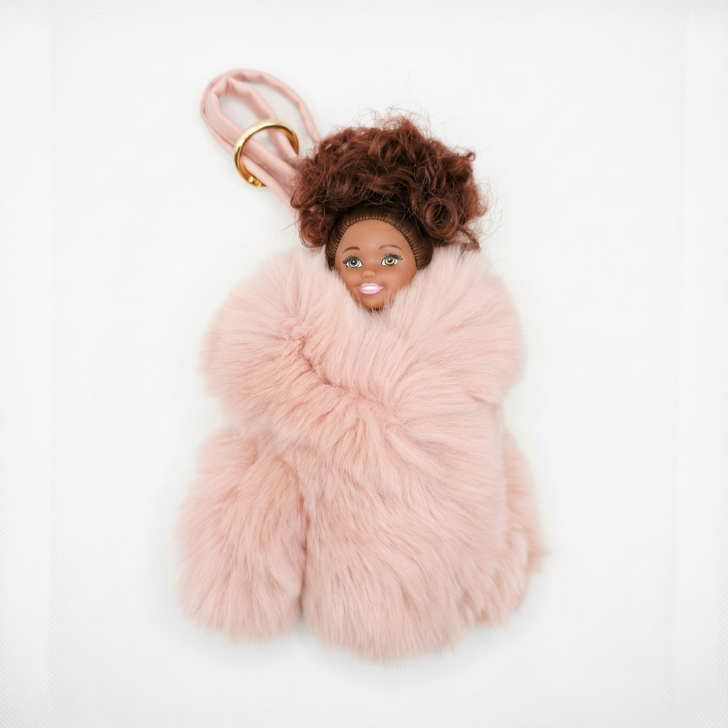 Kelli Dolls: Luxury Collectible Doll Bag Charm - Blush