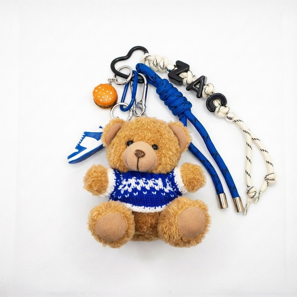 Varsity Teddy Bag Charm Bundle