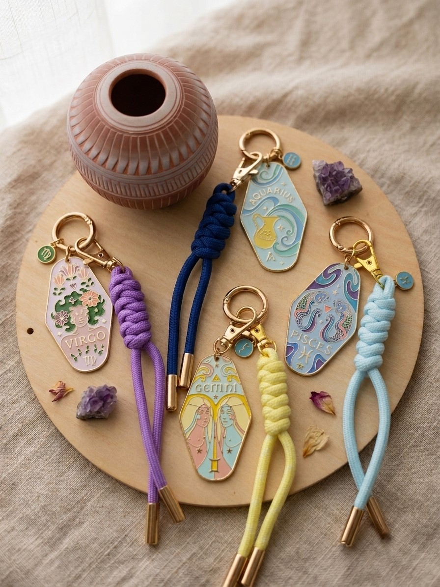 The Cosmic Paracord & Zodiac Charm Set