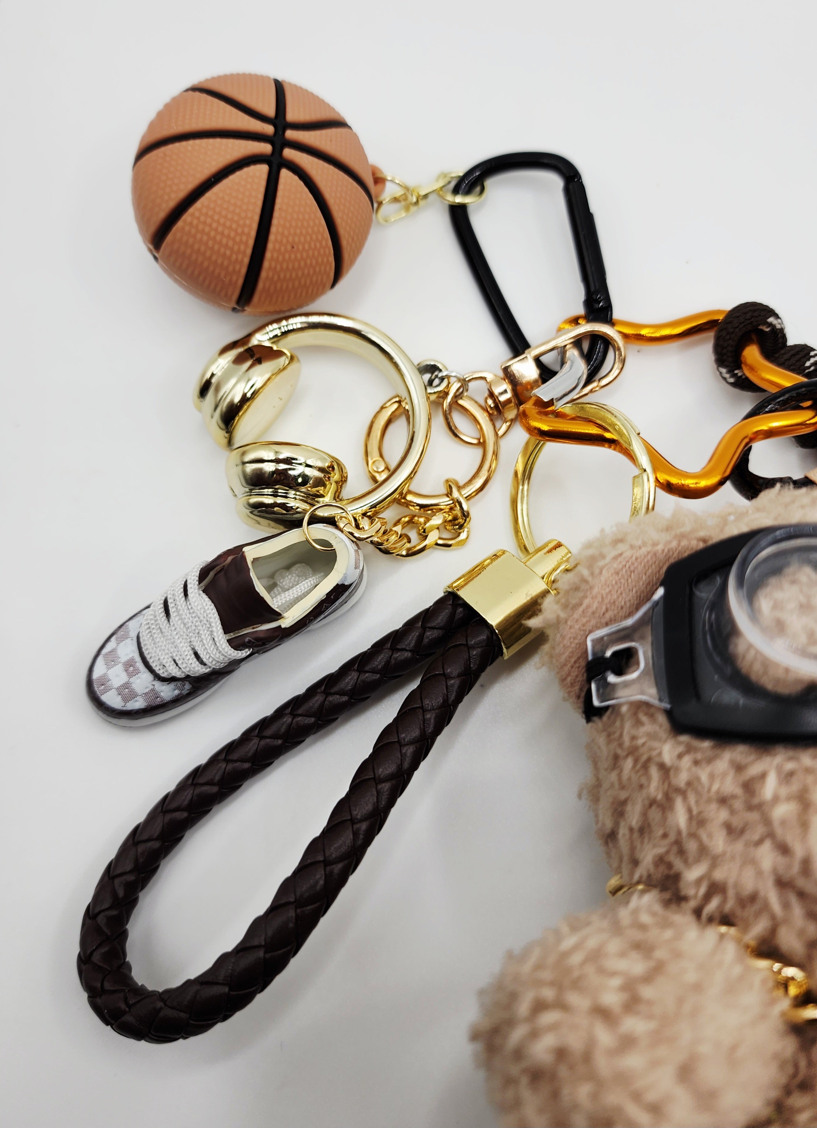 "Hoop Dreams" Aviator Bear Bag Charm Bundle