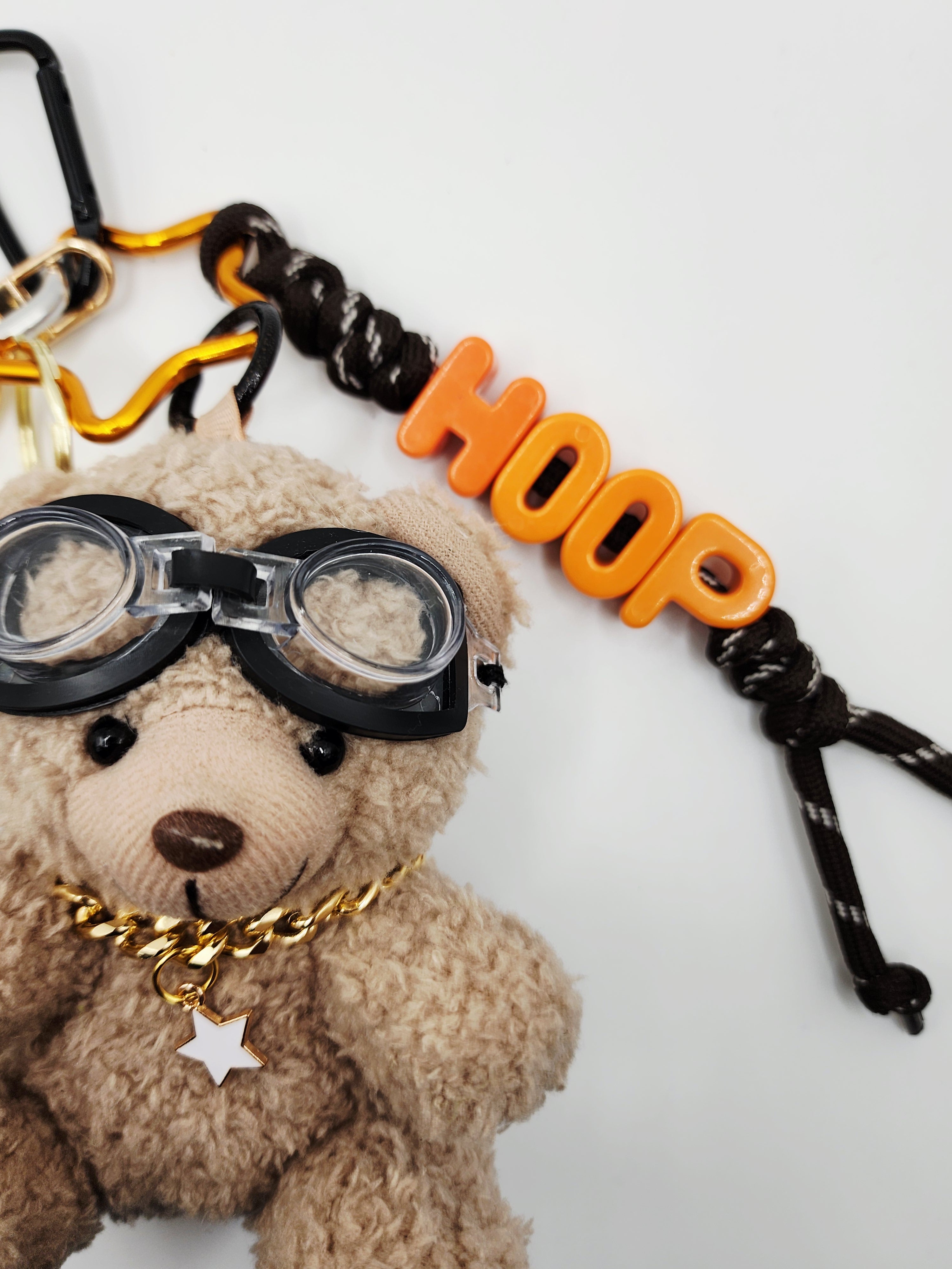 "Hoop Dreams" Aviator Bear Bag Charm Bundle