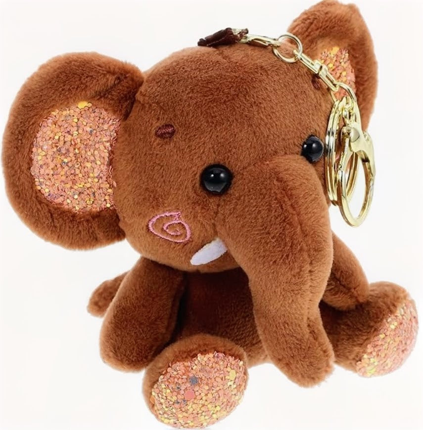 CoCo the Elephant Plush Keychain Charm