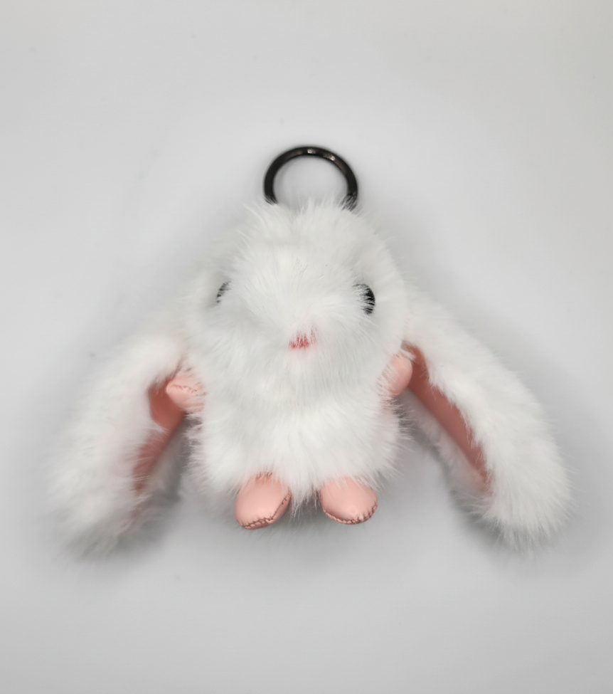 Ultra-Plush Floppy Bunny Charm
